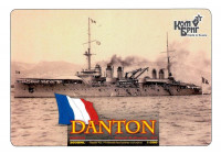 French Danton Battleship, 1911