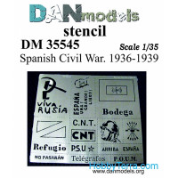Stencil - Spanich civil war 1936-39