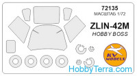 Mask for Zlin-42M (Hobby Boss)