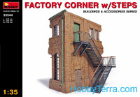 Factory corner with steps