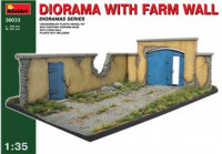 Diorama with farm wall