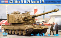 GCT 155mm AU-F1 self-propelled howitzer based on T-72 tank