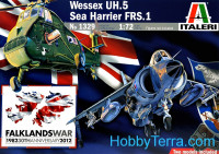 Wessex UH.5 helicopter & Sea Harrier FRS.1 fighter