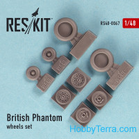 Wheels set 1/48 for British Phantom