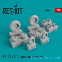 Wheels set 1/48 for McDonnell F-101 (A/C) 