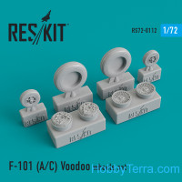 Wheels set 1/72 for McDonnell F-101 (A/C) 