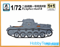 Pz.Kpfw.I Ausf.B tank (2 model kits in the box)