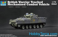 British Warrior tracked combat vehicle